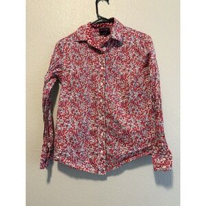 Women's Floral Print Long Sleeve XS